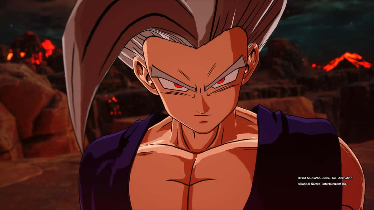 A screenshot of Beast Gohan in Dragon Ball Sparking Zero.