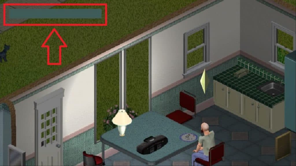 A screenshot featuring The Sims 1 cheat window.