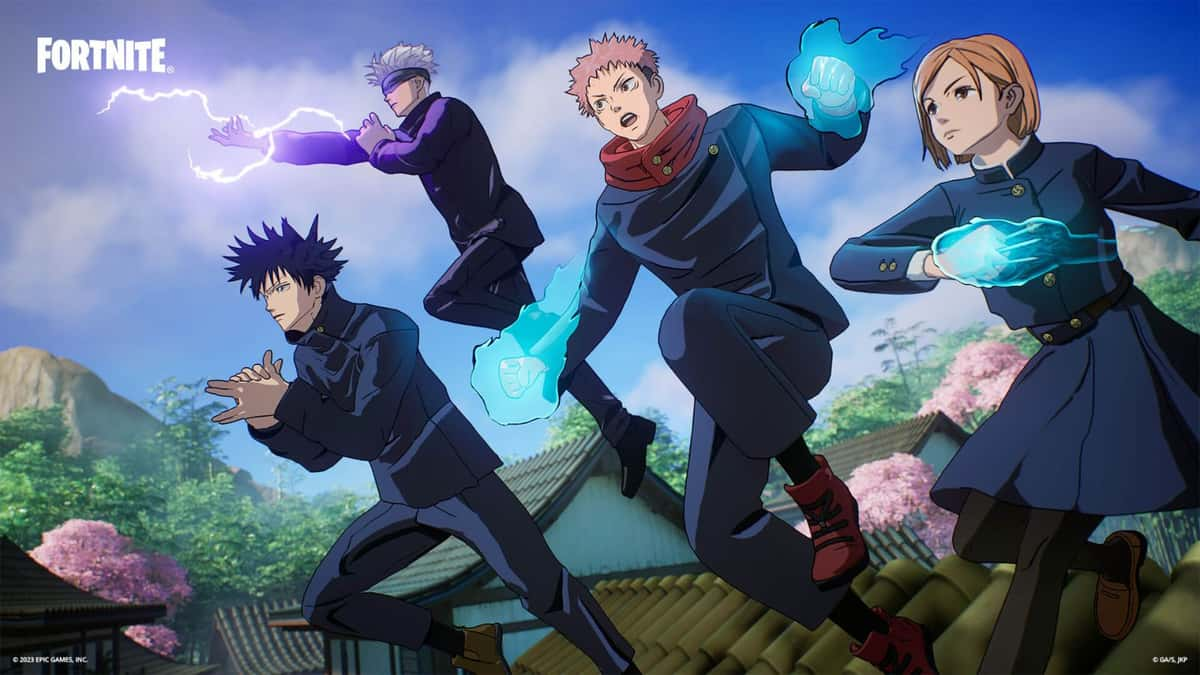 Jujutsu Kaisen characters in Fortnite