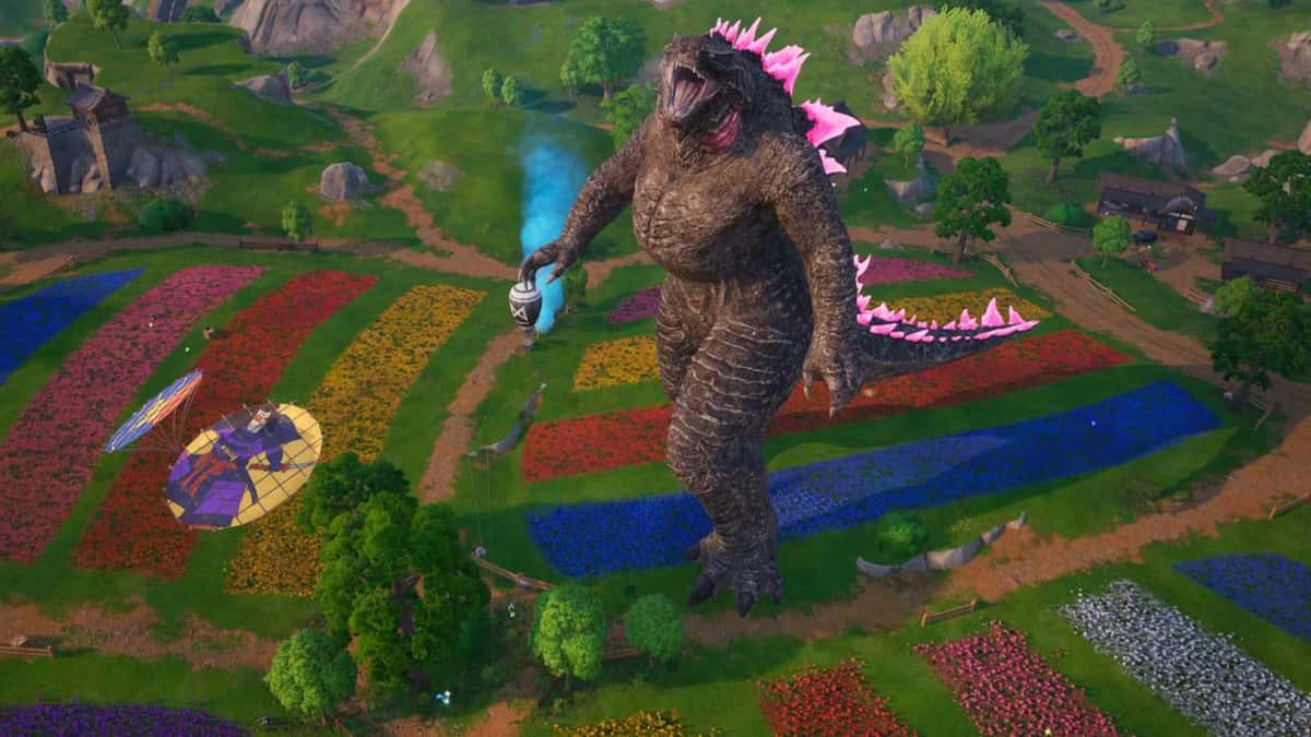 fortnite godzilla event