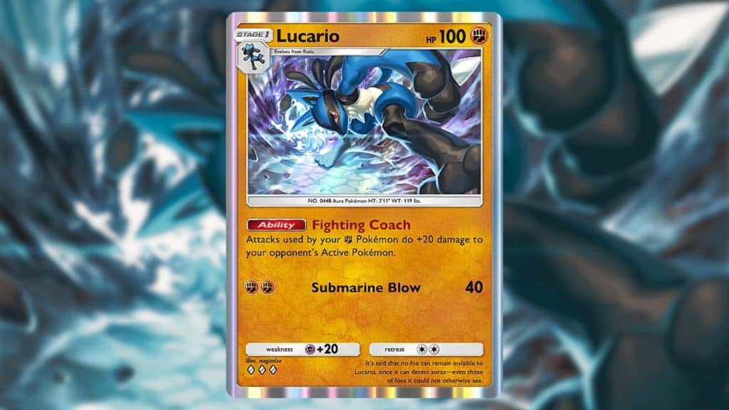 Pokemon TCG Pocket Space-Time Smackdown Best Cards Lucario