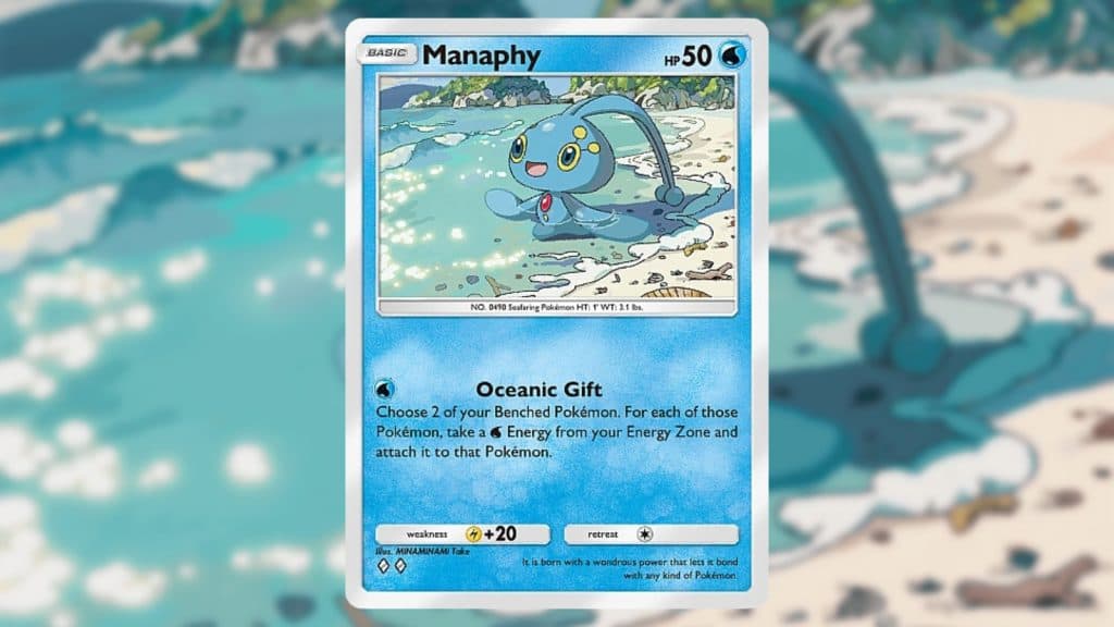 Pokemon TCG Pocket Space-Time Smackdown Best Cards Manaphy