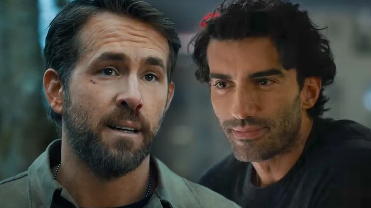 Ryan Reynolds in The Adam Project and Justin Baldoni in It Ends With Us