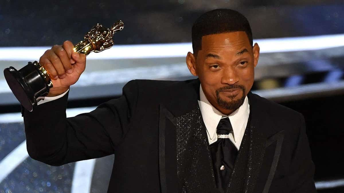 Is Will Smith still banned from the Oscars? Will Smith holds up a statue