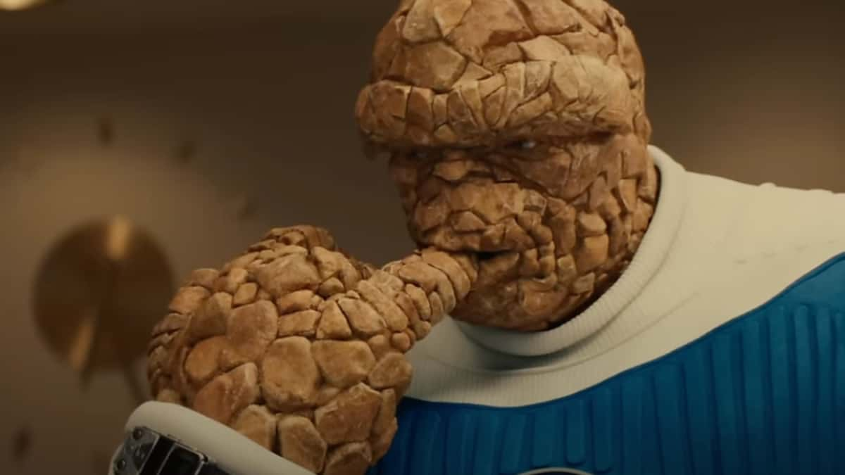 The Thing trying sauce in The Fantastic Four.