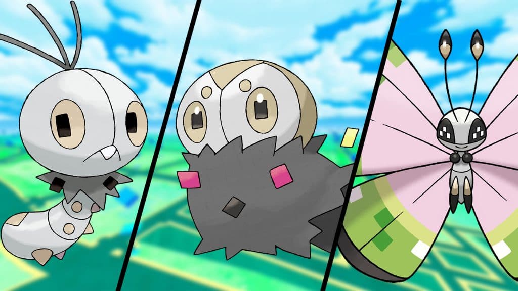 pokemon go shiny scatterbug shiny spewpa shiny vivillon