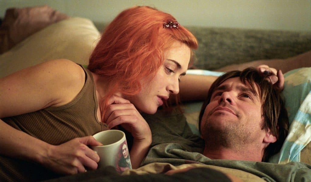 Kate Winslet and Jim Carrey in Eternal Sunshine of the Spotlight Mind