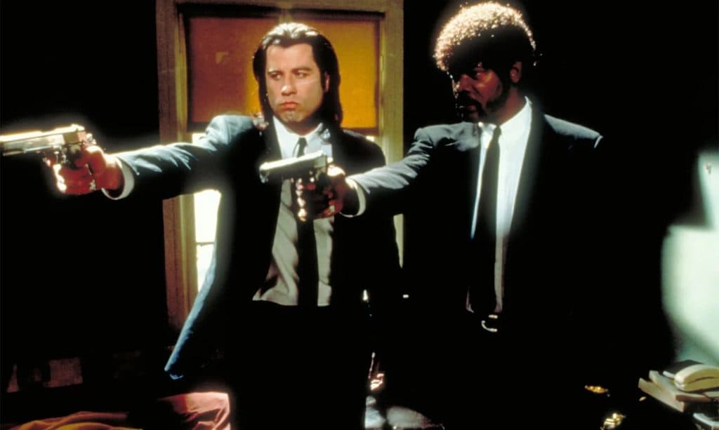 John Travolta and Samuel L Jackson in Pulp Fiction