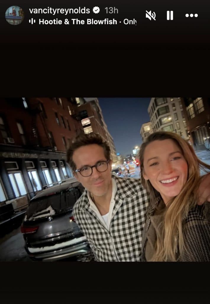 Post of Ryan Reynolds and Blake Lively