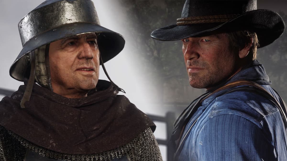 godwin from kingdom come deliverance 2 and arthur morgan from red dead redemption 2