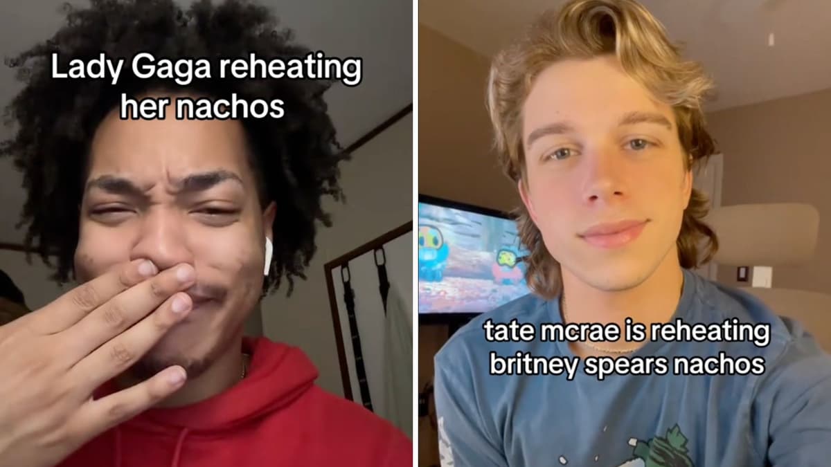 Reheating nachos TikTok meme