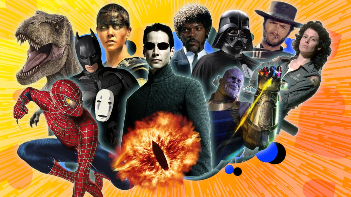 A group of characters from our list of the best movies ever made