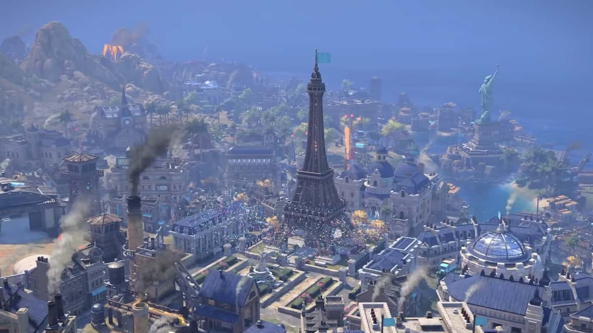 The Eiffel Tower in the Modern Age in Civilization 7