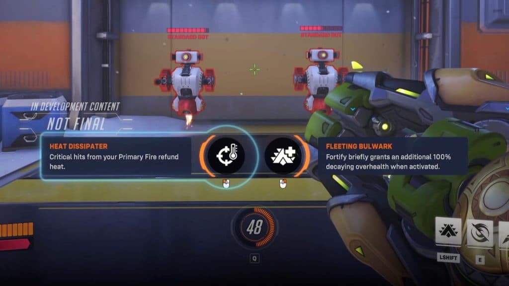 Image showing Orisa Perks in Overwatch 2