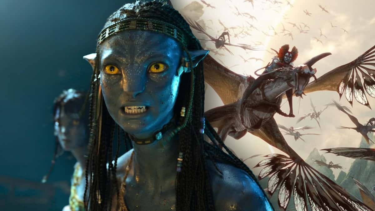 Neytiri in Avatar 2 and concept art from Avatar 3