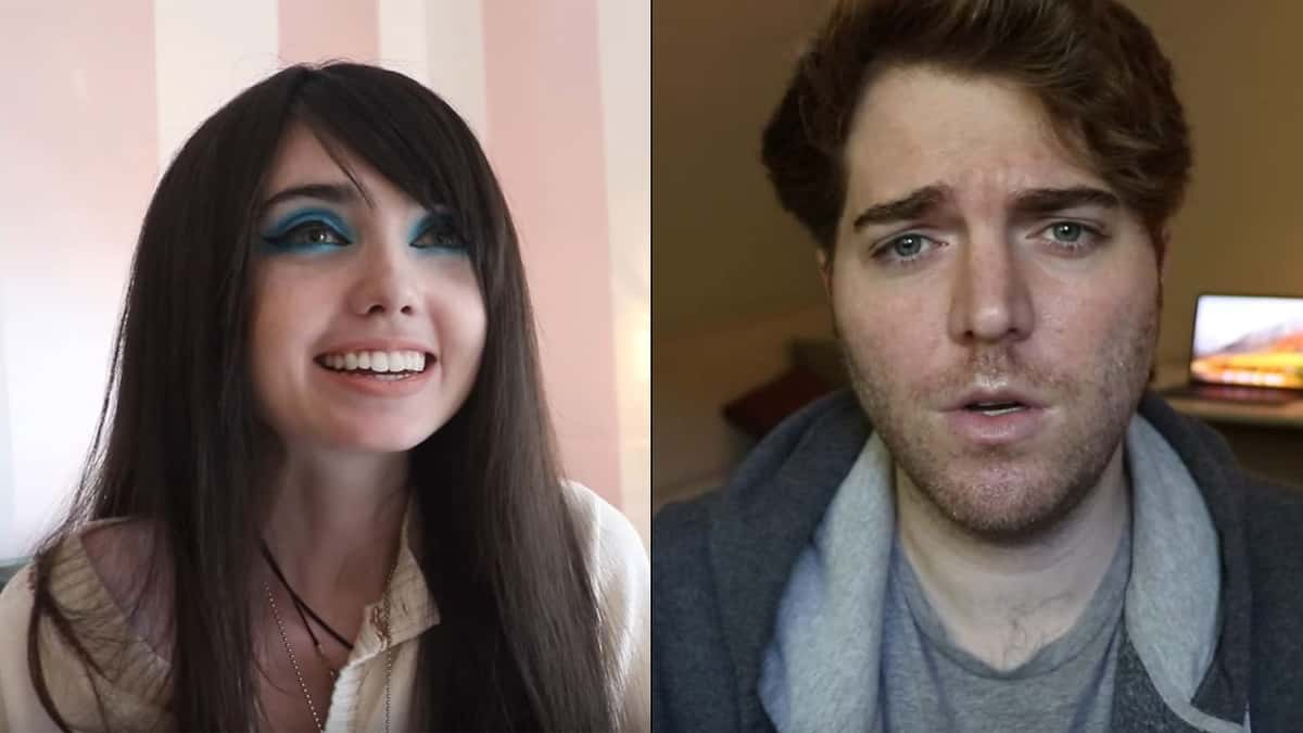 Eugenia Cooney next to Shane Dawson