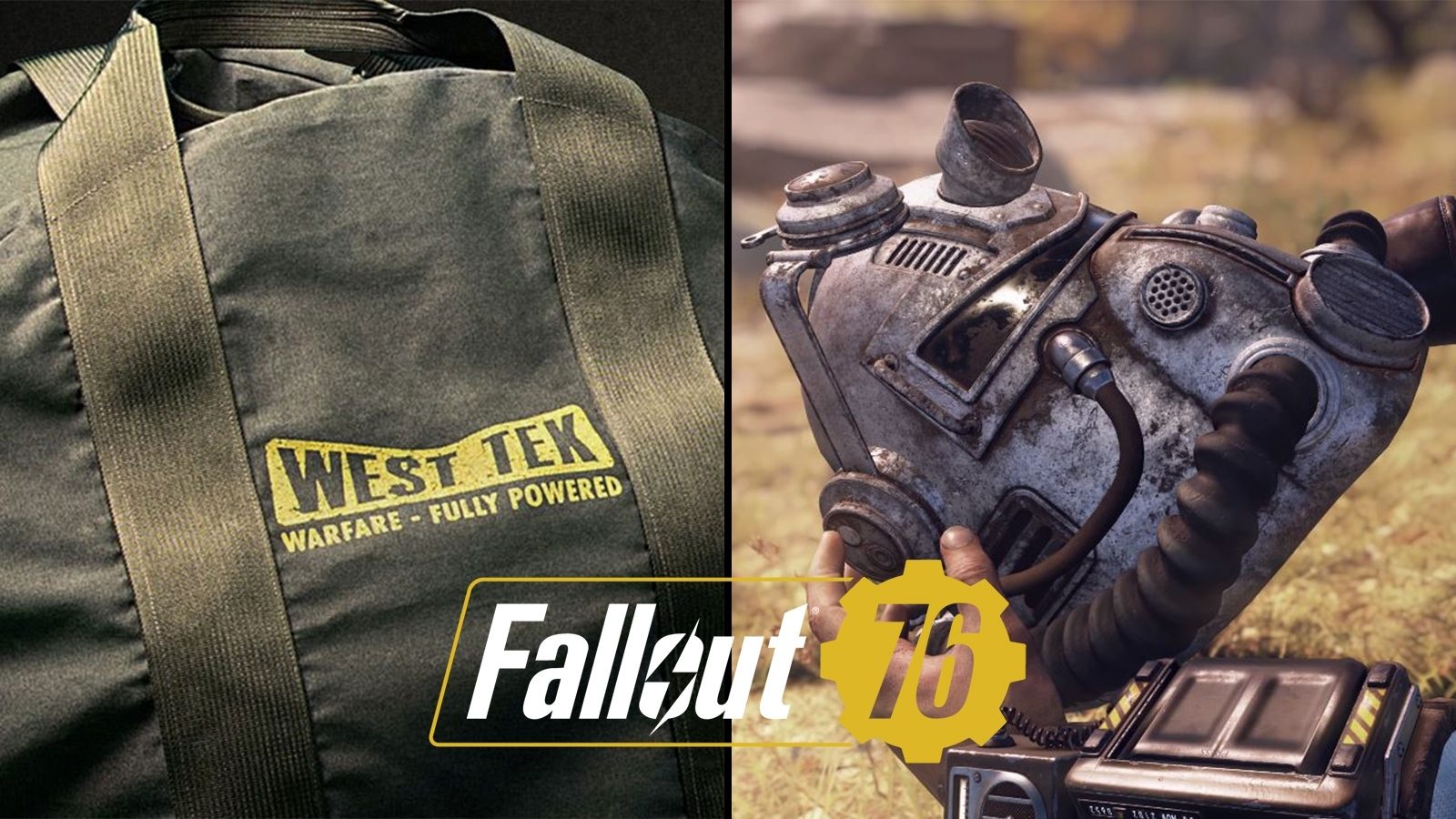 Fallout 76 duffle fashion bag