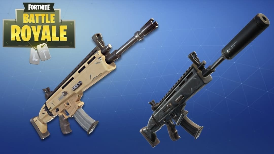 What Are The Differences Between Fortnite’s Suppressed Assault Rifle And Scar Full Auto