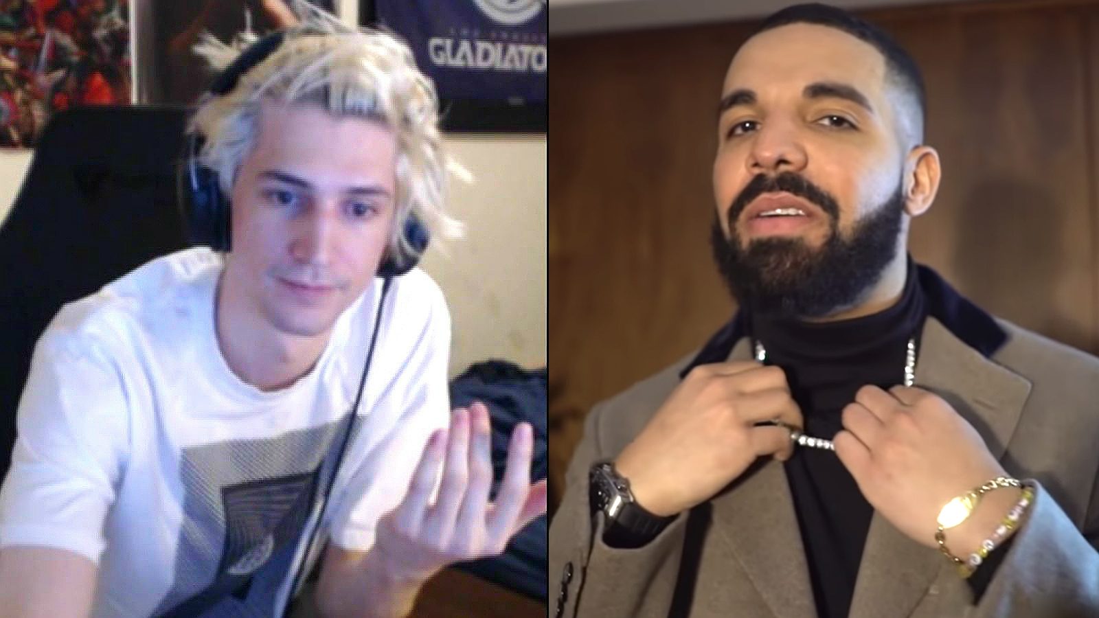 Drake called out by xQc fans after talking about his girlfriend on stream with Adin Ross